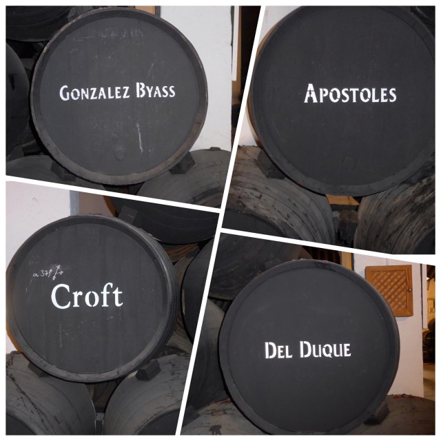 Some of the well- known brands from the Tio Pepe Bodega